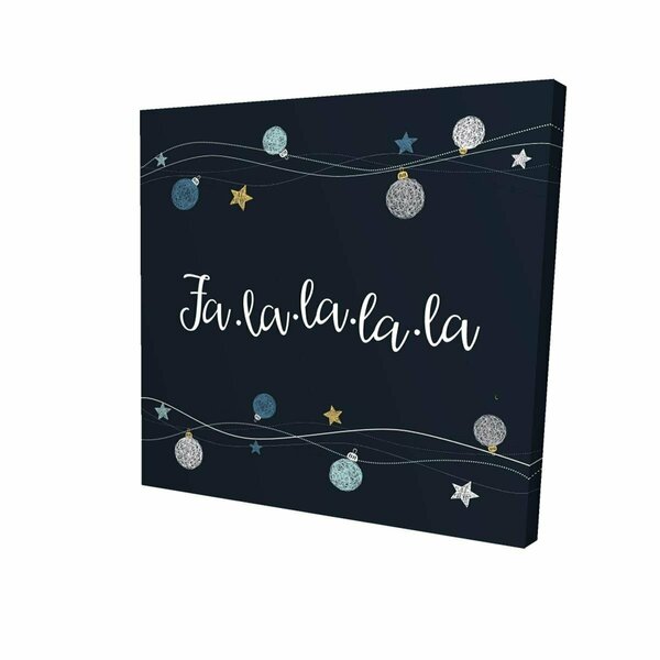 Fondo 12 x 12 in. Christmas Ball Vector-Print on Canvas FO3333587